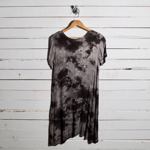 SOLD Freeloader Black & Grey Shirt Dress - Picture 2 of 5